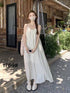 Summer Ladies Spaghetti Strap Halter Neck Long Maxi Dress